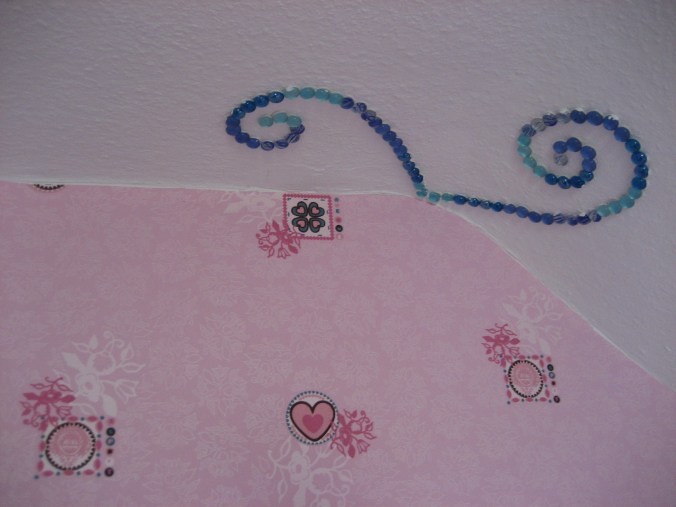 Deckenschmuck mit Ikeasteinchen