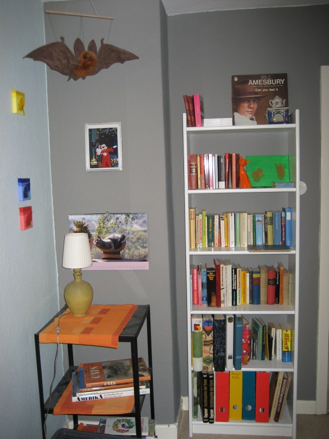 Bücher im Flurregal