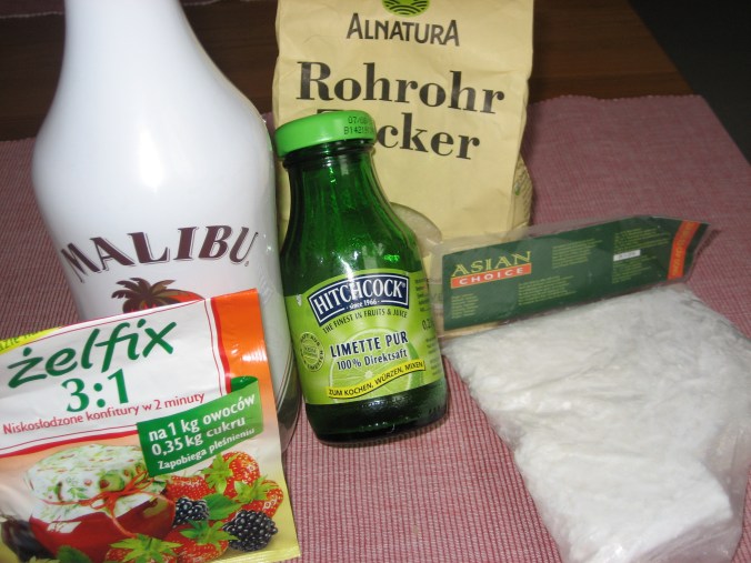 Zutaten Birnenkonfitüre