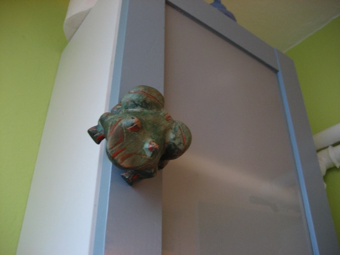 DIY Frosch Türgriff